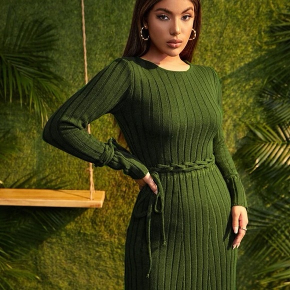 SHEIN Sweaters - $2/$20 shein ribbed knit sweater dress